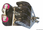 Block 3 pulleys clam cleat d10mm L230kg B950kg VIADANA (55.035.10