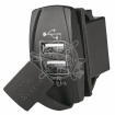 Double USB socket. Input 12/24V , Output  5V USB-A 2.1A + 1.0A (14.195.60